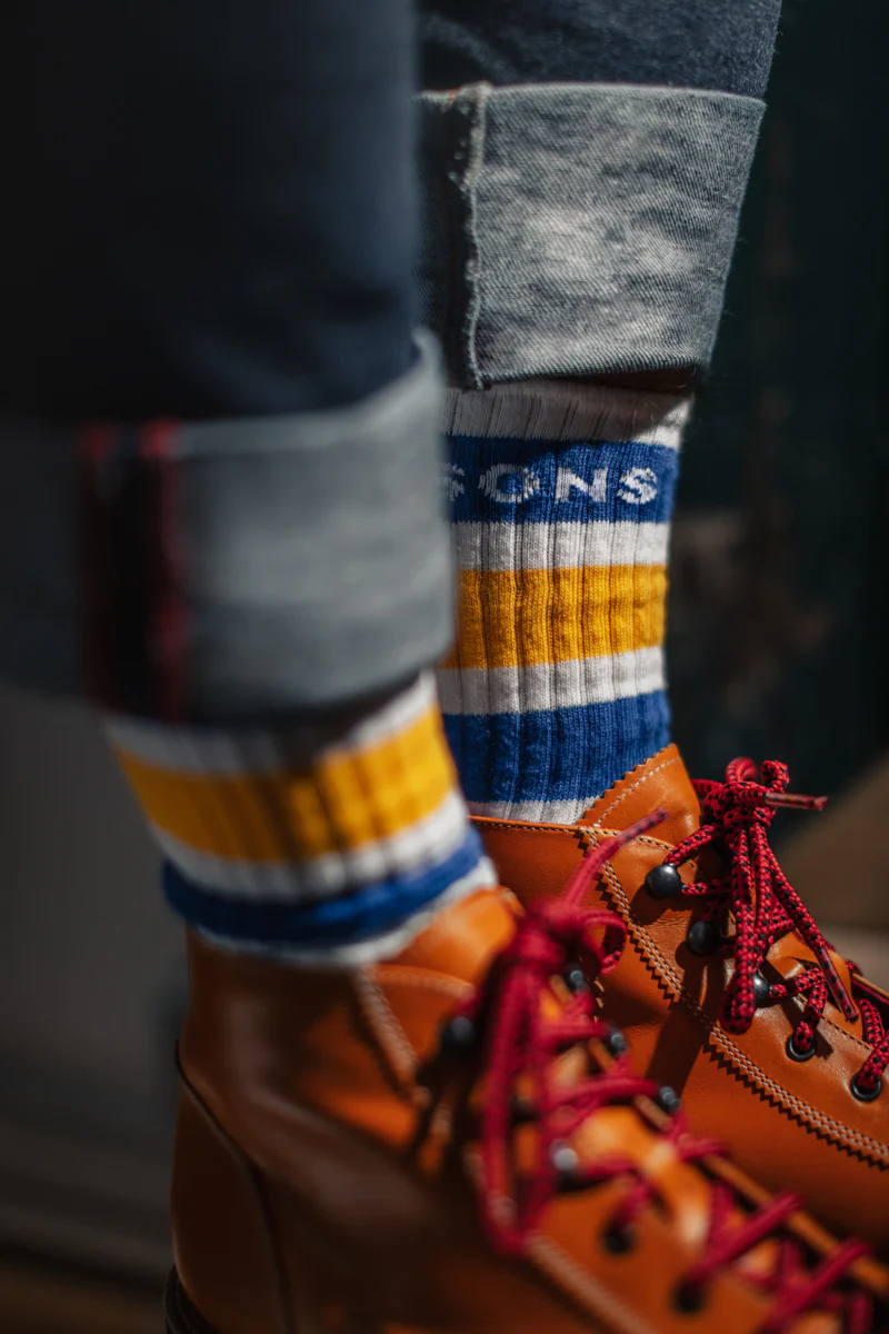 &SONS Baseline Socks White - Image 4