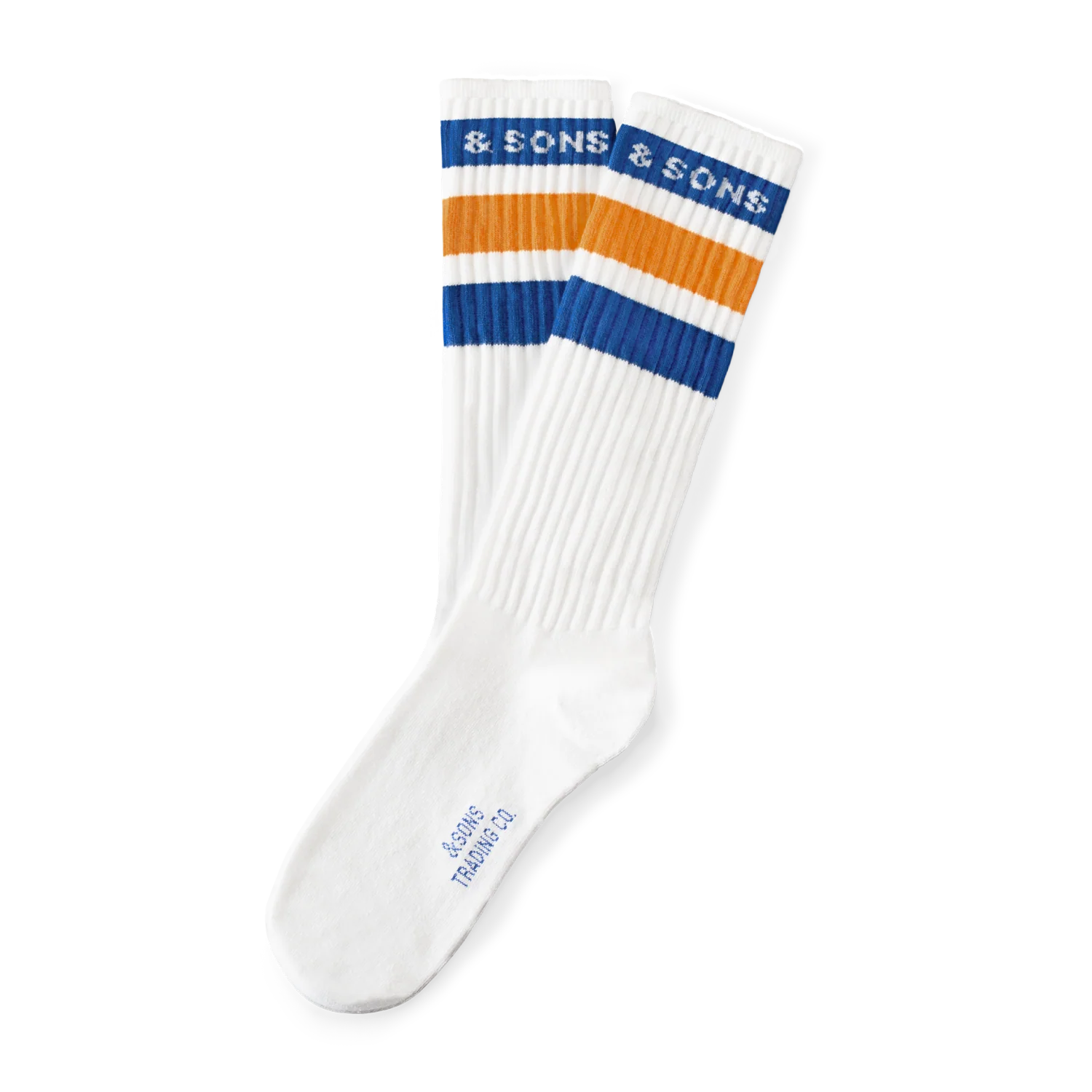 &SONS Baseline Socks White - Image 5