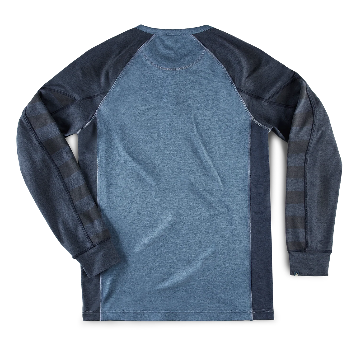 &SONS Basic Training Long Sleeve Tee Navy Marl - Image 10