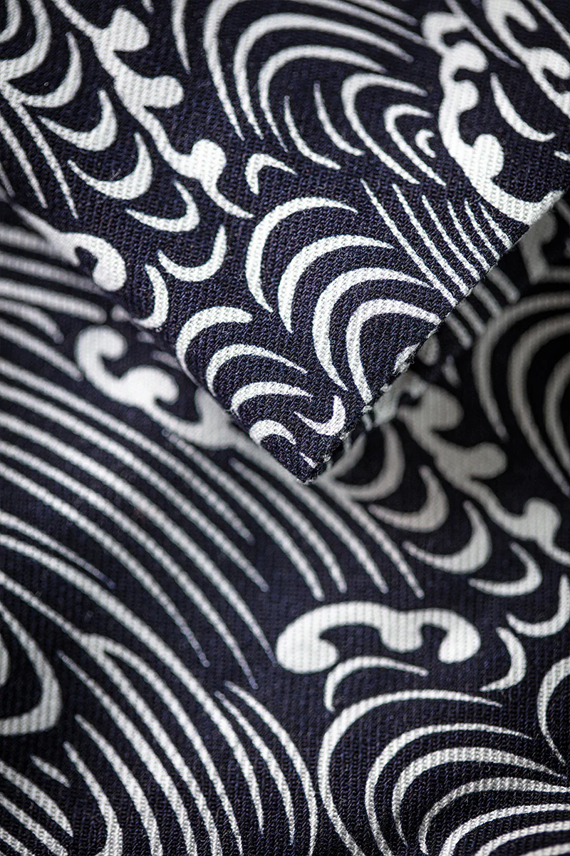 &SONS Blue Waves Scarf - Image 3