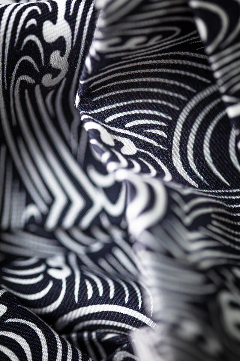 &SONS Blue Waves Scarf - Image 4