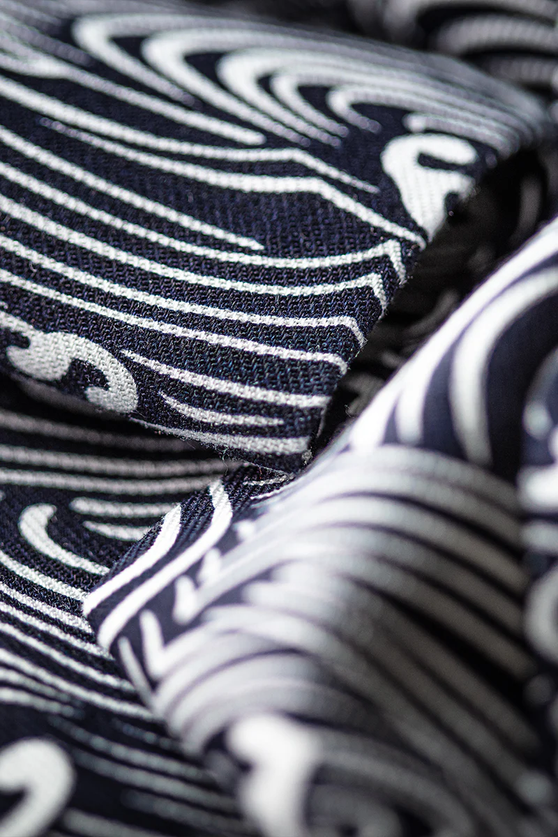 &SONS Blue Waves Scarf - Image 6