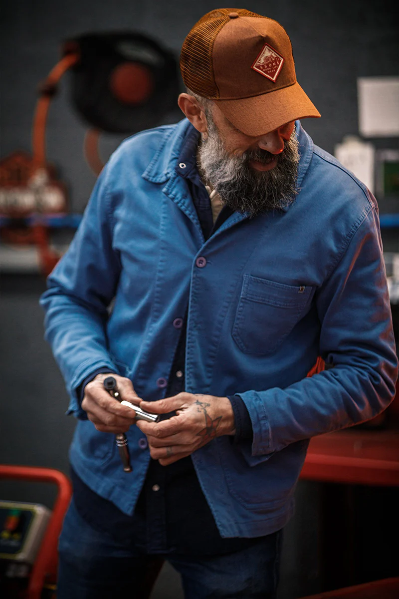 Blue Bolt Chore Jacket - Image 6