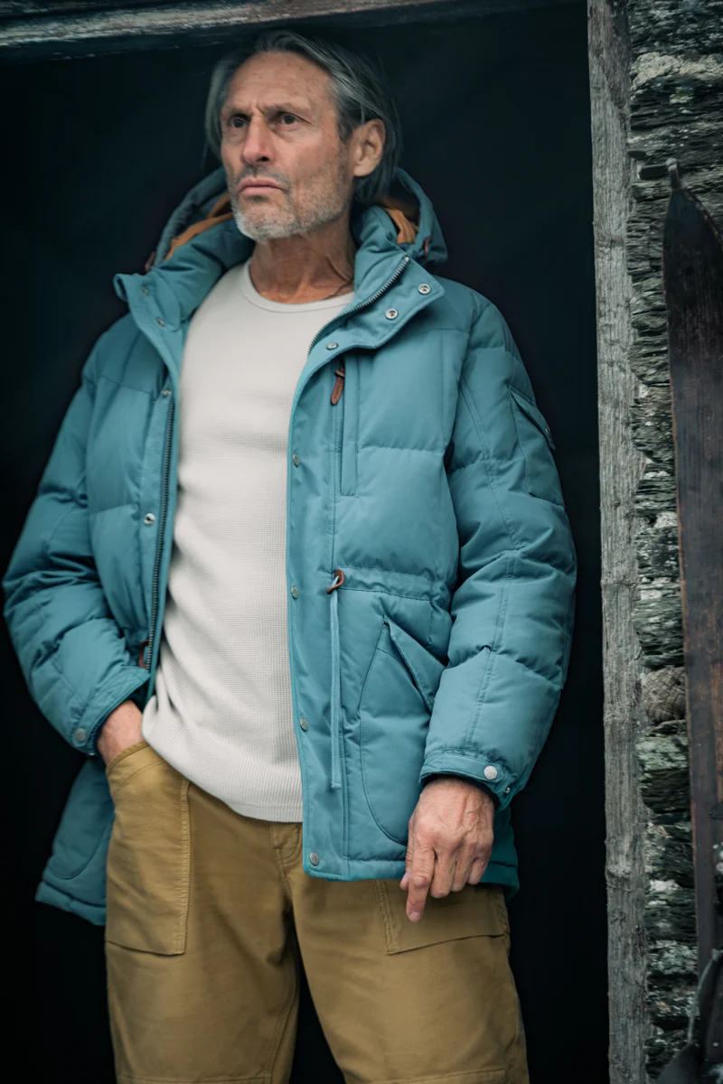 &SONS Bonnington Puffer Jacket Blue - Image 10
