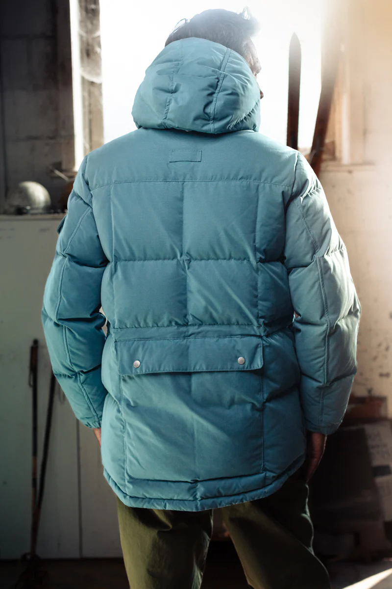 &SONS Bonnington Puffer Jacket Blue - Image 11