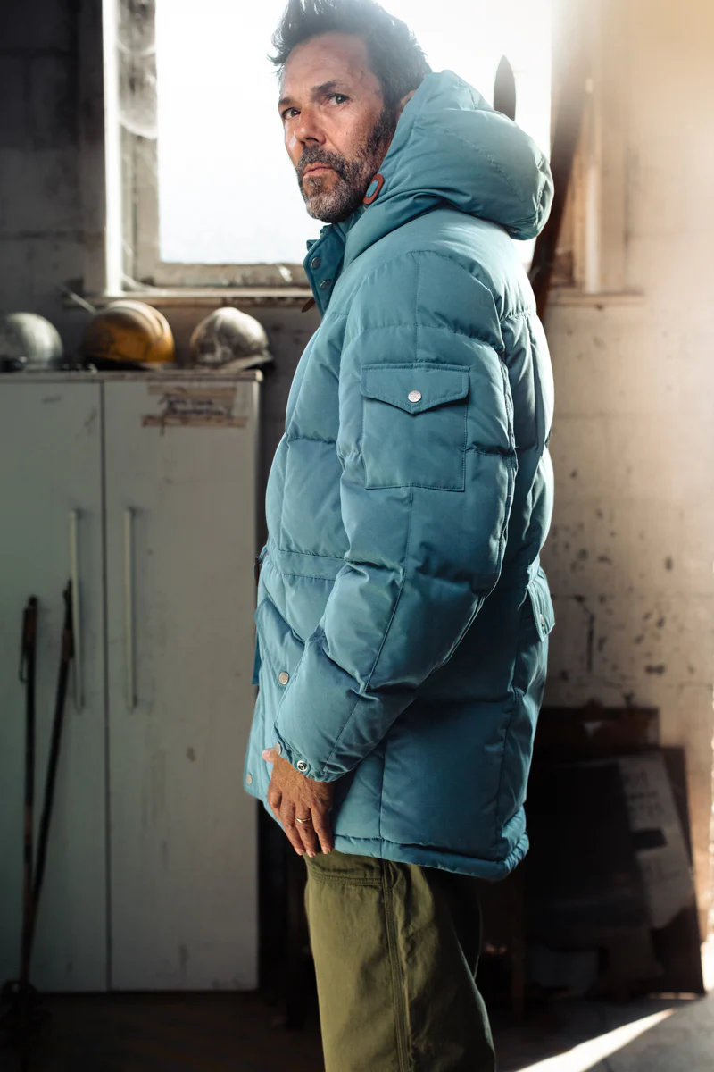 &SONS Bonnington Puffer Jacket Blue - Image 12