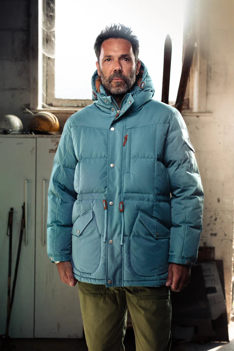 &SONS Bonnington Puffer Jacket Blue - Image 6
