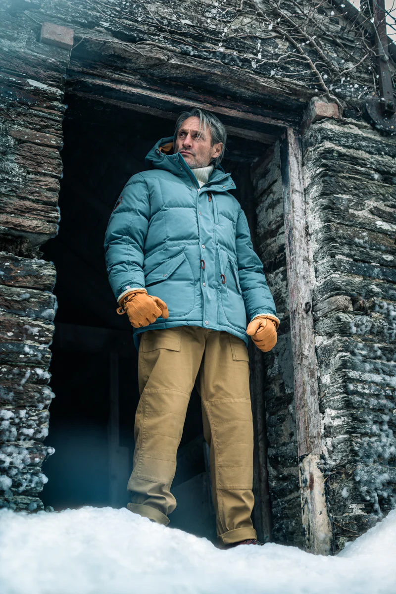 &SONS Bonnington Puffer Jacket Blue - Image 8