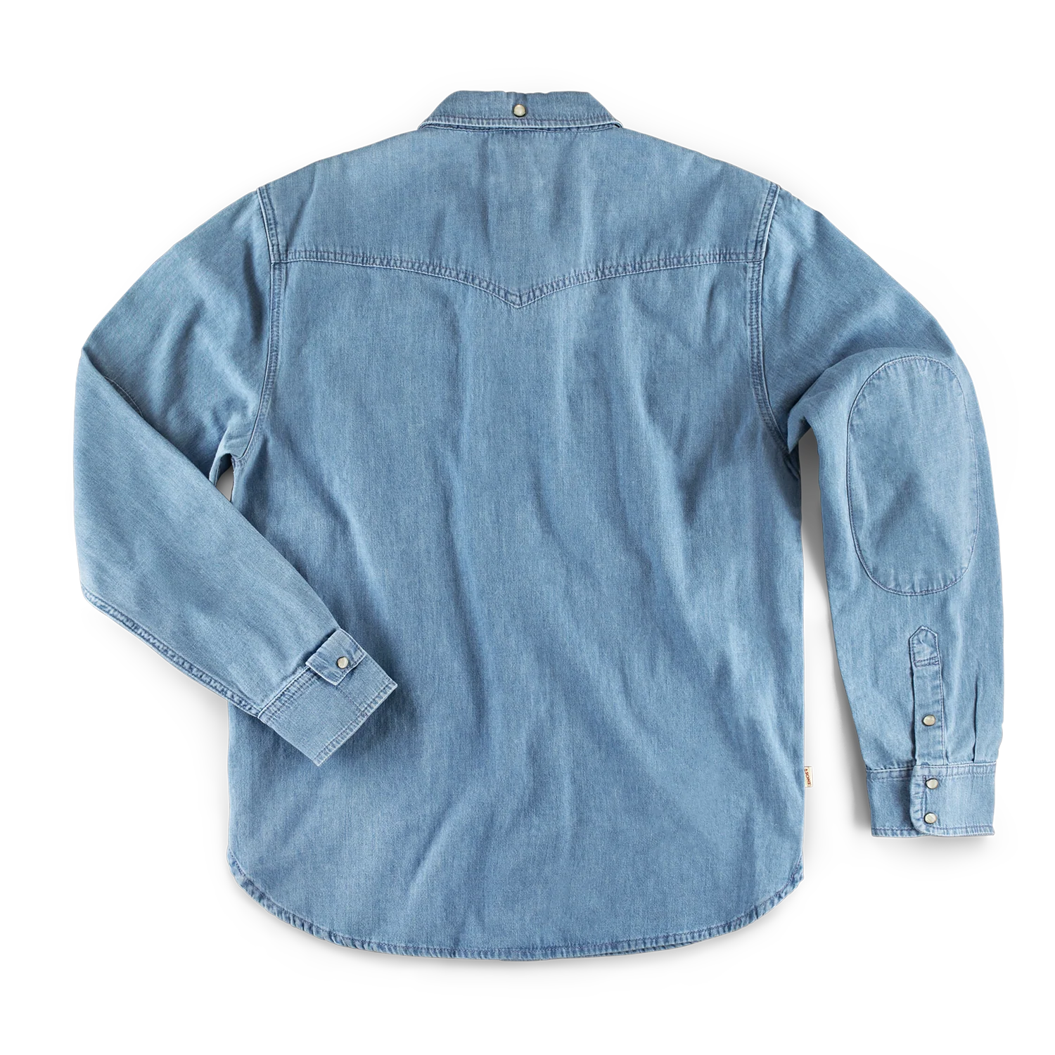 &SONS Boone Washed Denim Blue Shirt - Image 12