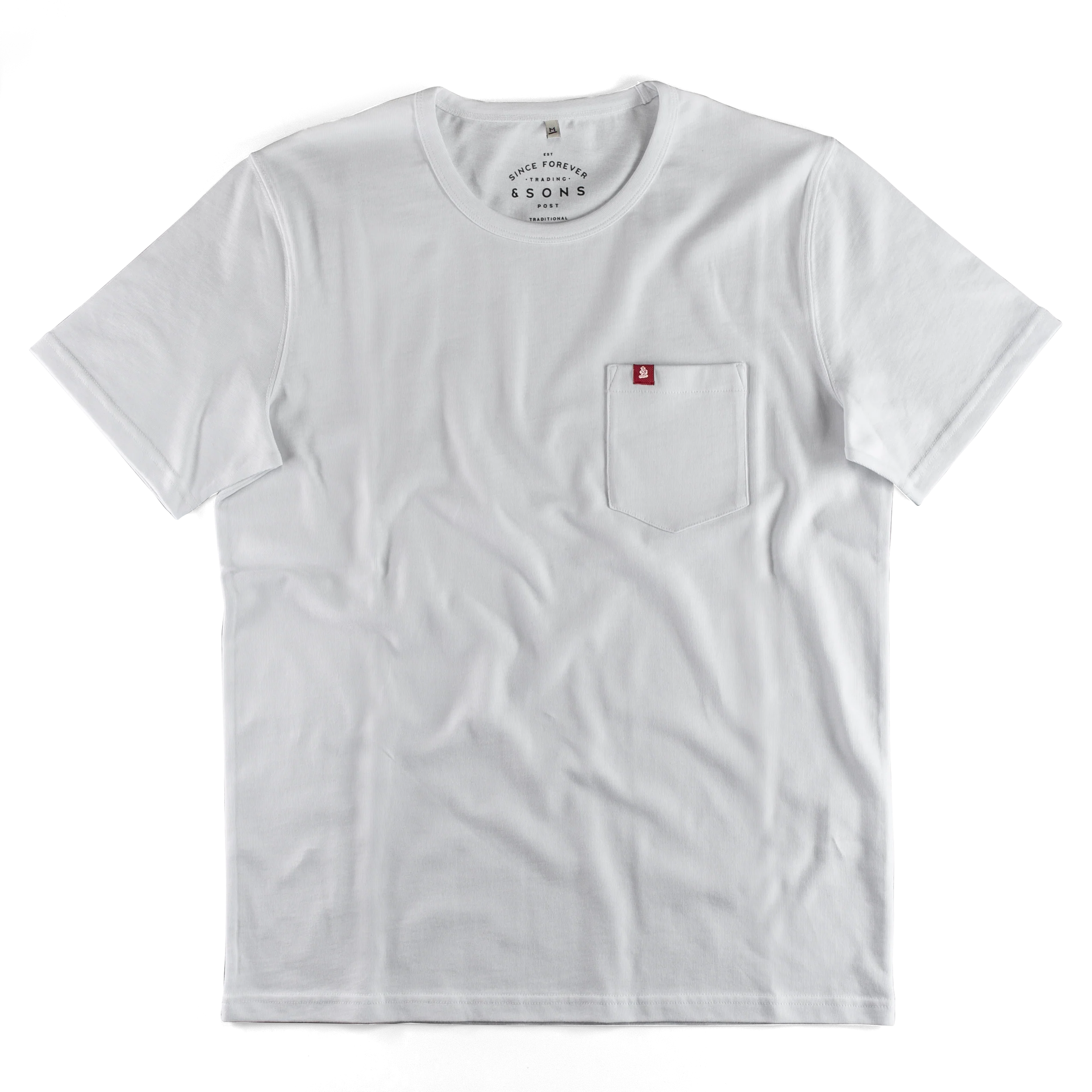 Boxer Pocket T-shirt White - Image 6