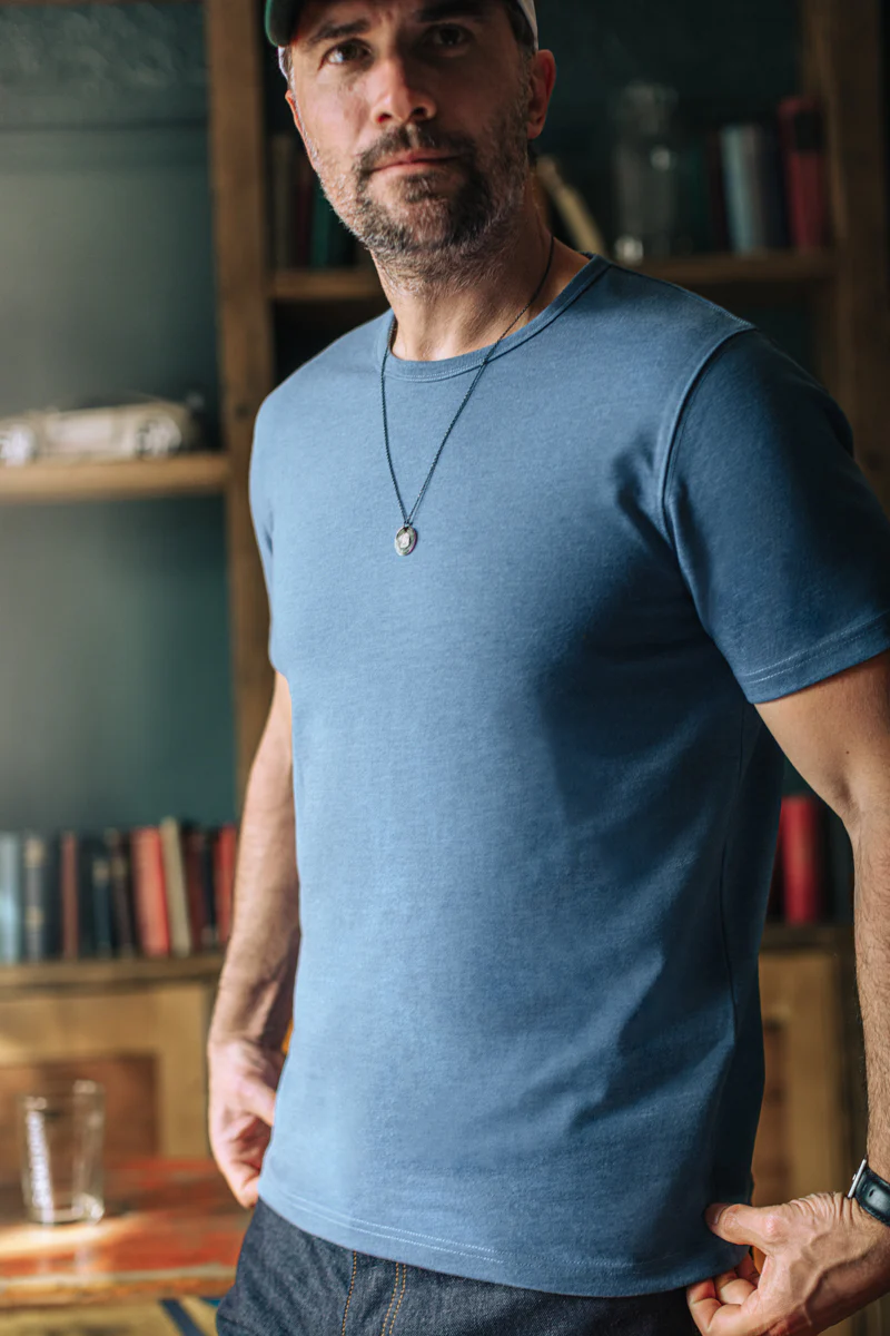 &SONS Boxer T-Shirt Sky Blue Marl - Image 7