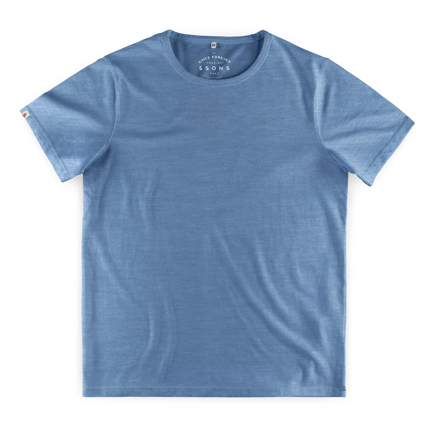 &SONS Boxer T-Shirt Sky Blue Marl - Image 8