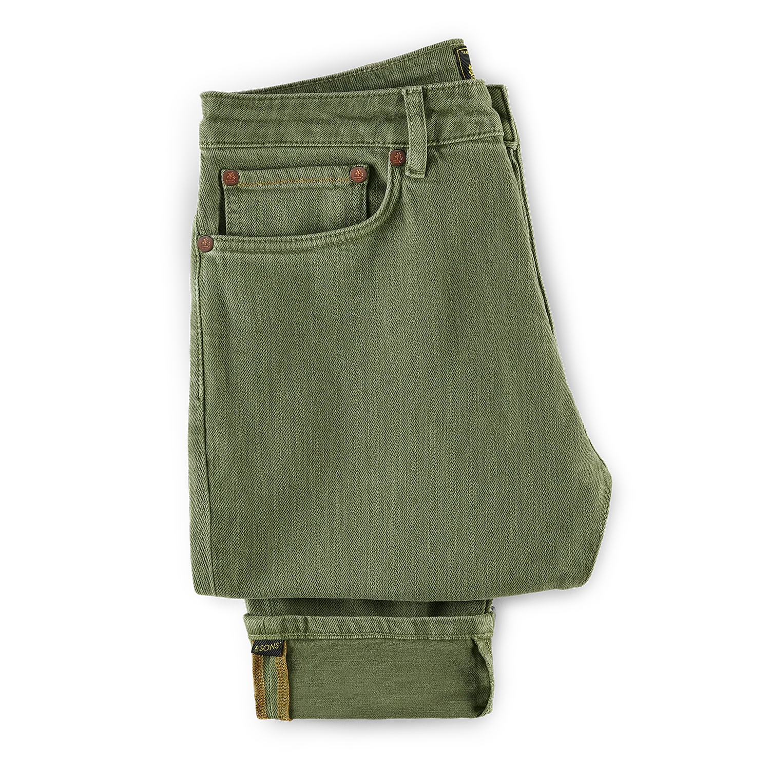 Brandon Overdyed Jean Army Green - Image 10