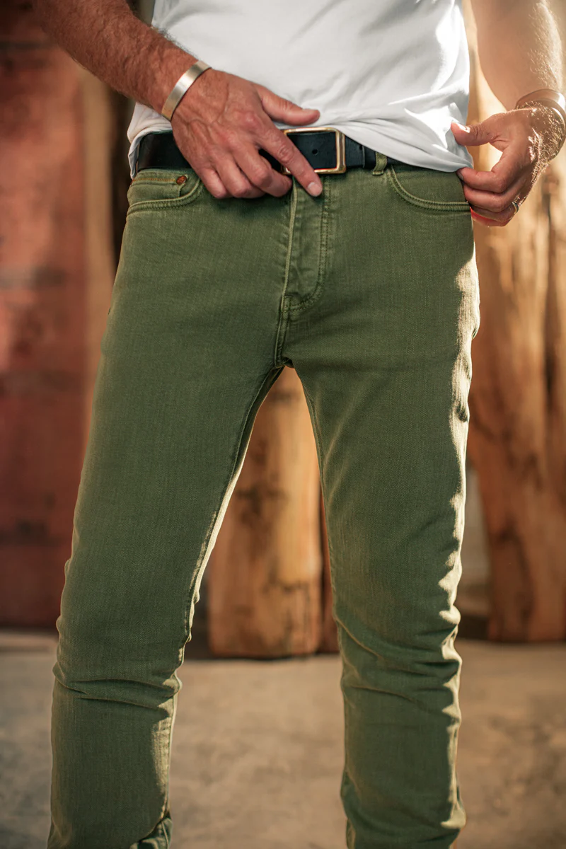 Brandon Overdyed Jean Army Green - Image 4