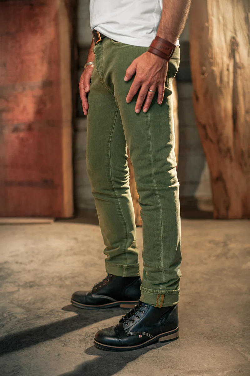 Brandon Overdyed Jean Army Green - Image 6