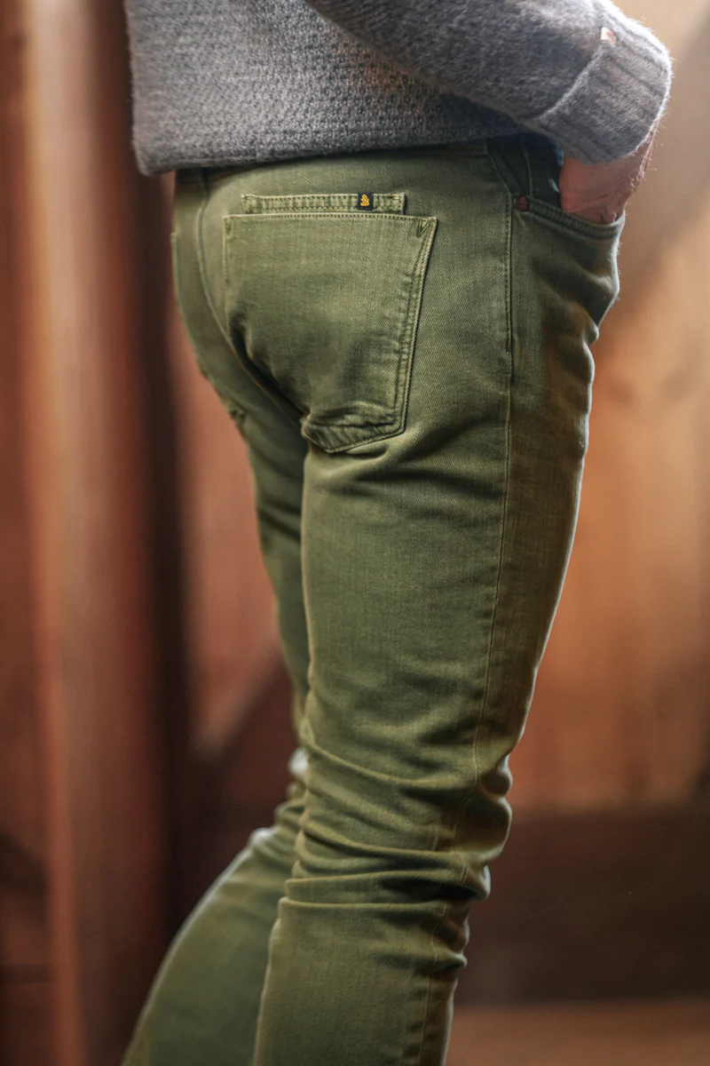 Brandon Overdyed Jean Army Green - Image 8