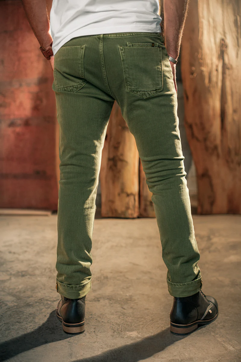 Brandon Overdyed Jean Army Green - Image 9
