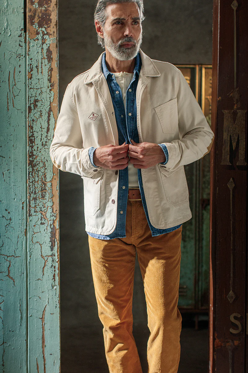 &SONS Carver Jacket Ecru - Image 6