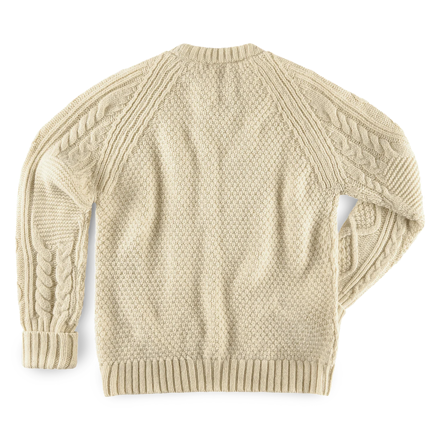 &SONS Clyde Knit Jumper Ecru - Image 11