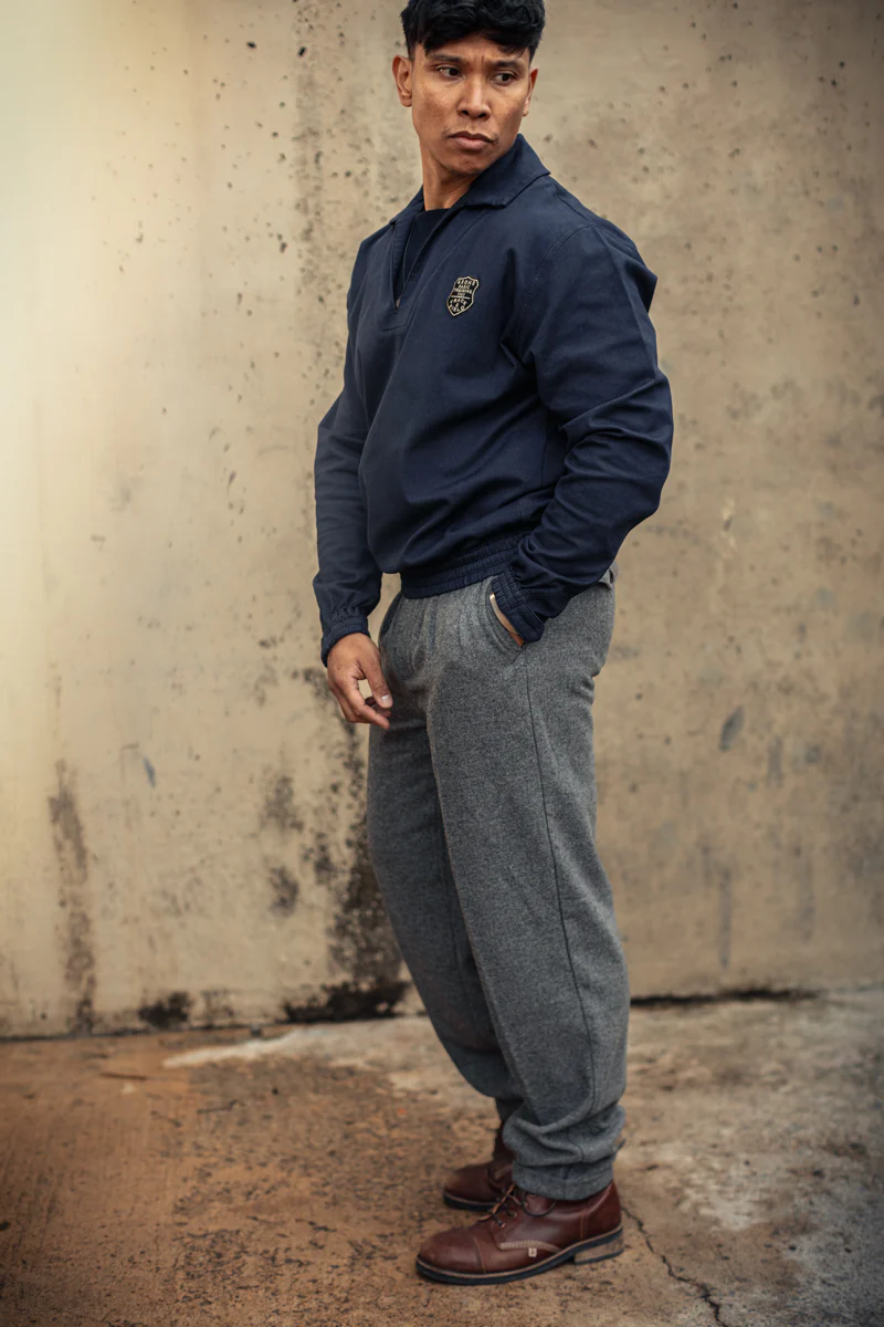 &SONS Coach Drill Top Navy - Image 3