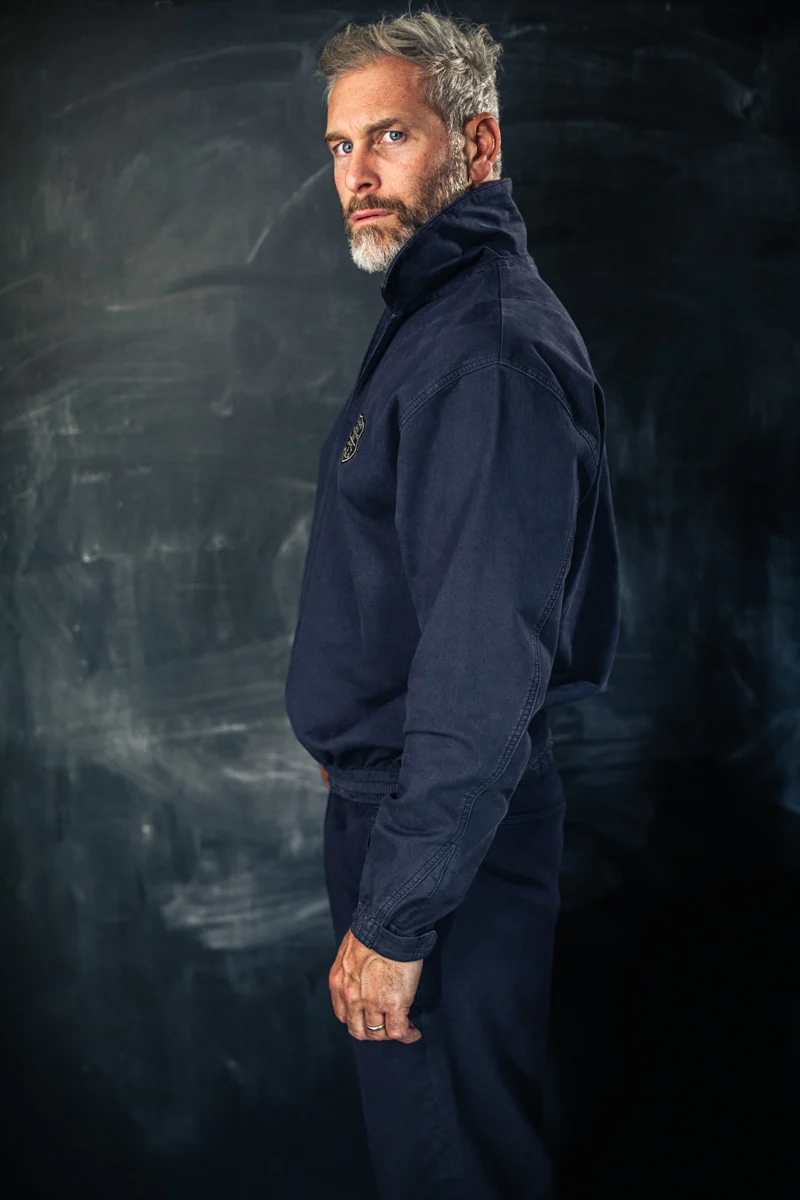 &SONS Coach Drill Top Navy - Image 6
