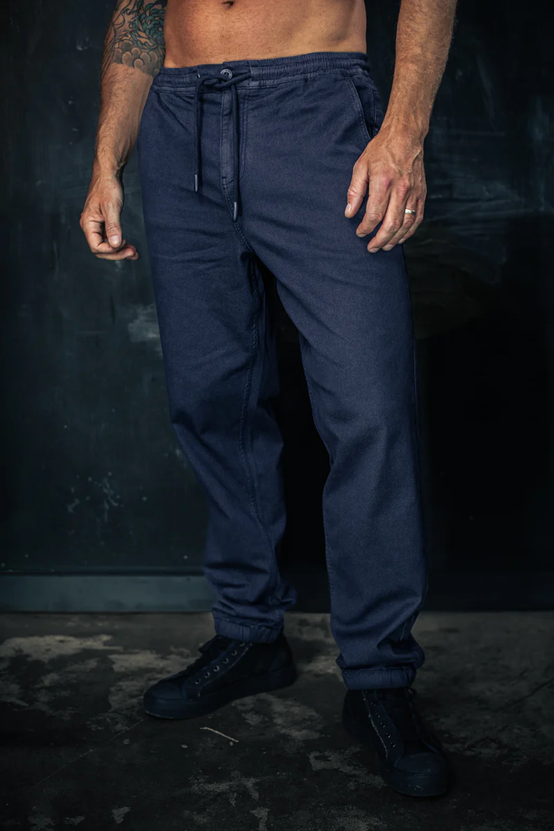 &SONS Coach Track Pant Navy - Image 3