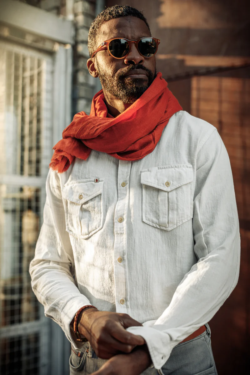 Coast Long Sleeve Shirt Off-White - Image 11