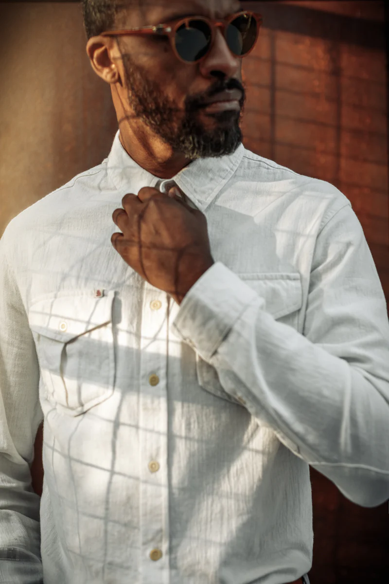Coast Long Sleeve Shirt Off-White - Image 9