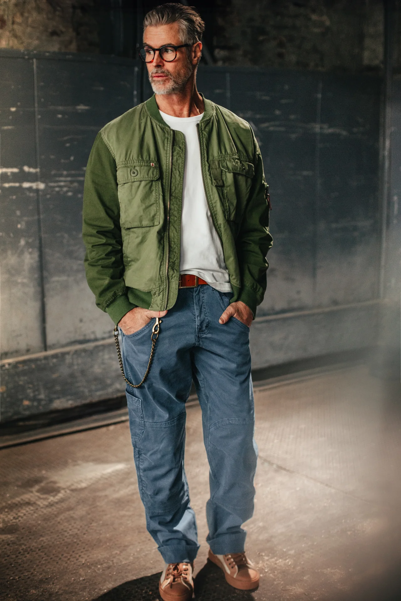 &SONS Joey's Crew Pant Churchill Blue - Image 3