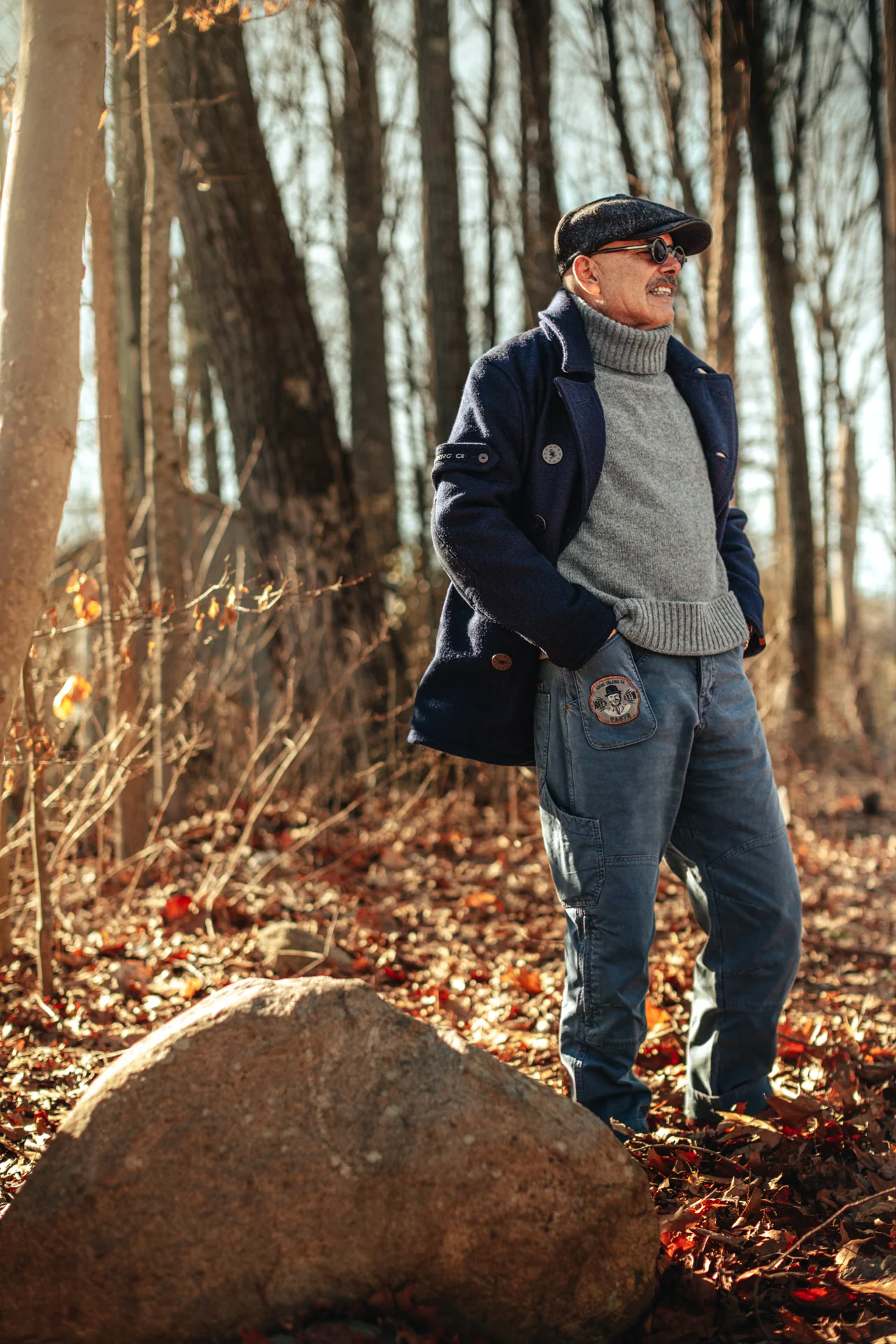 &SONS Joey's Crew Pant Churchill Blue - Image 4