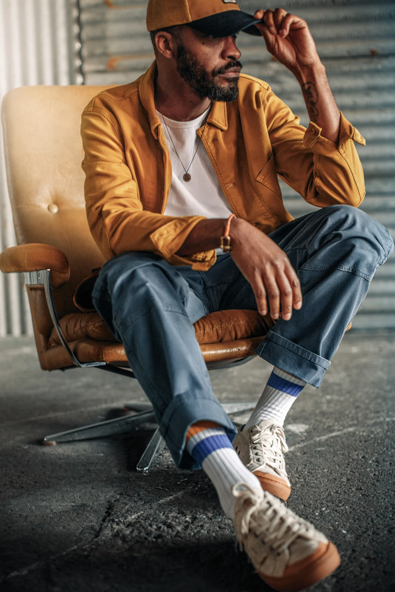 &SONS Joey's Crew Pant Churchill Blue - Image 5