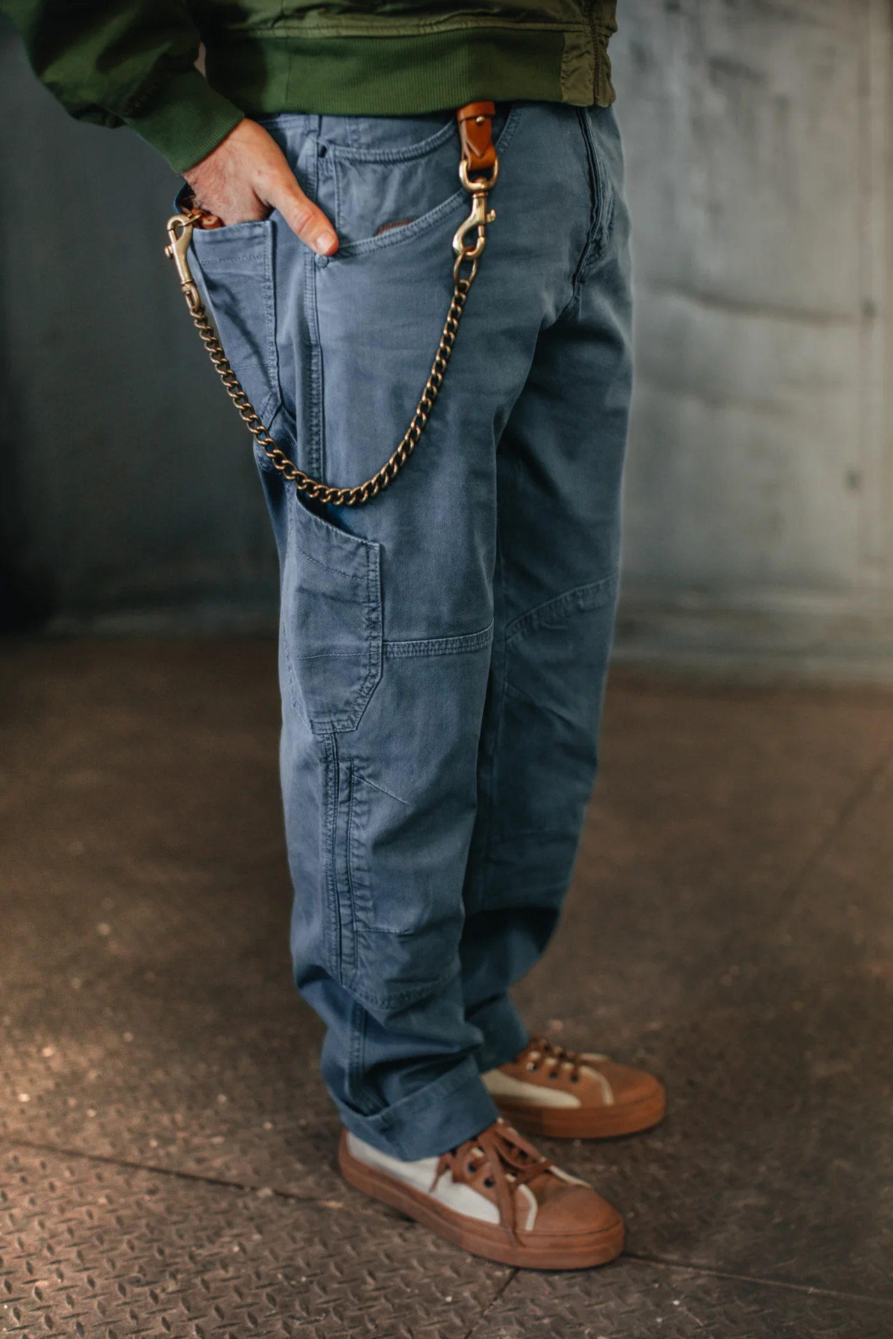 &SONS Joey's Crew Pant Churchill Blue - Image 6