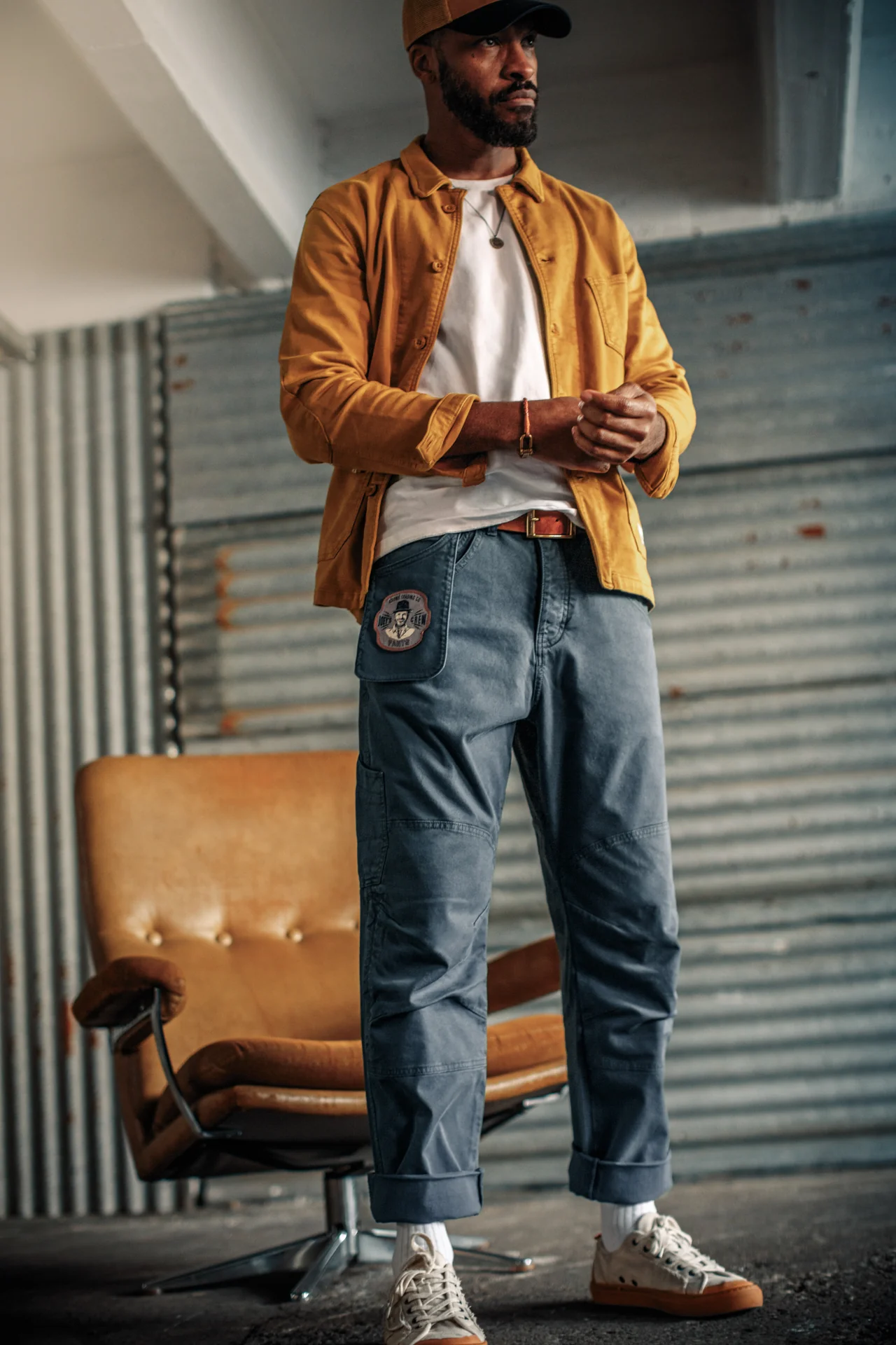 &SONS Joey's Crew Pant Churchill Blue - Image 7