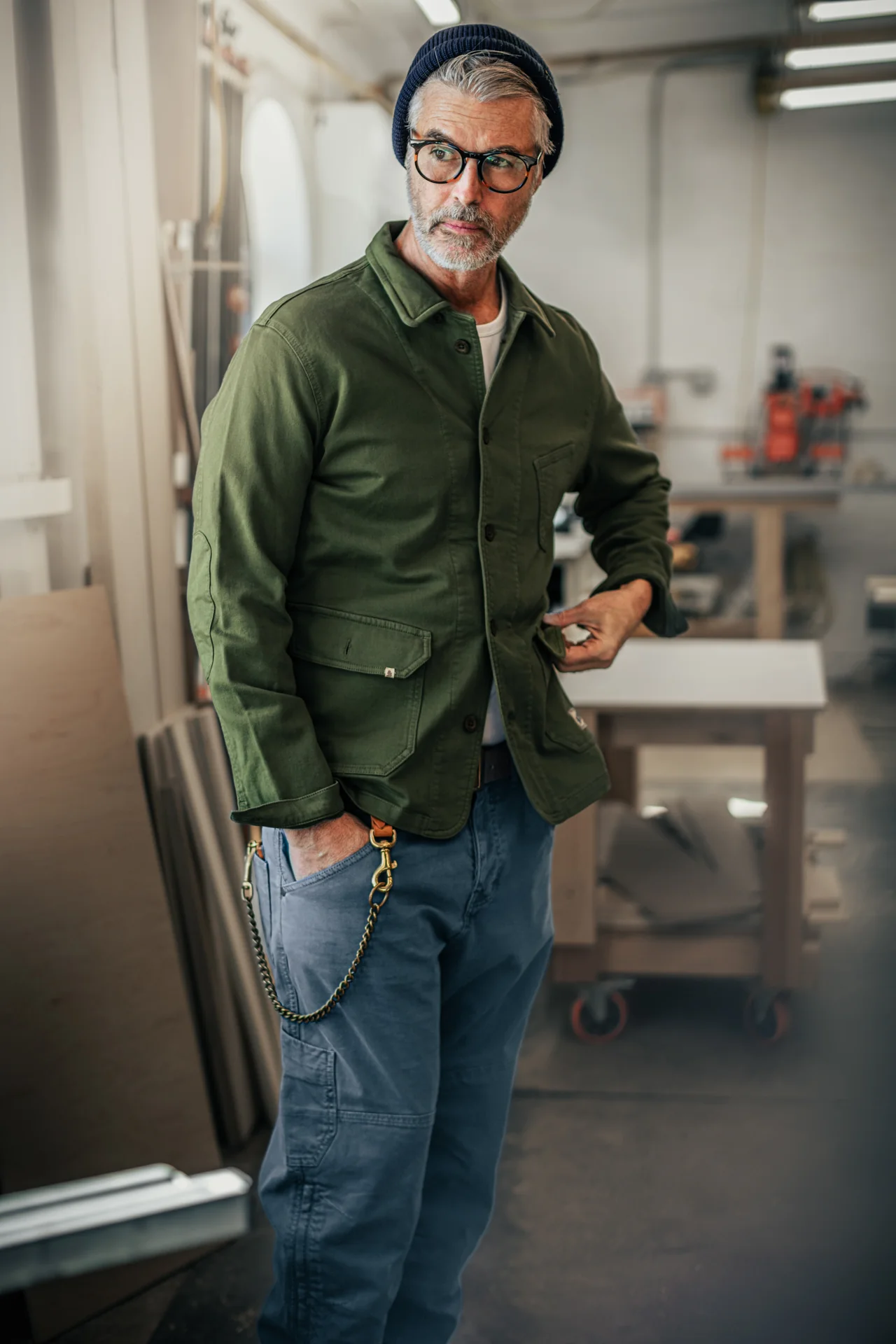 &SONS Joey's Crew Pant Churchill Blue - Image 9