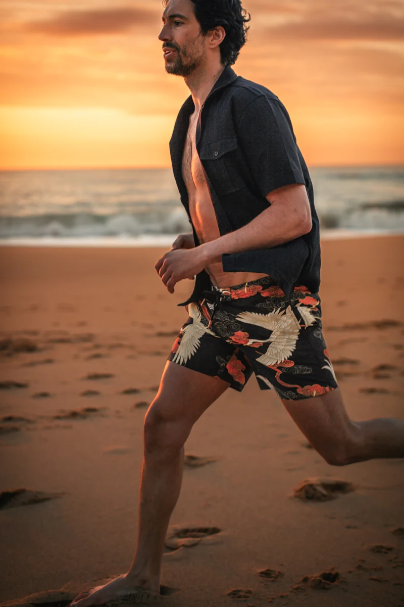 &SONS Crown Swim Shorts Black - Image 5