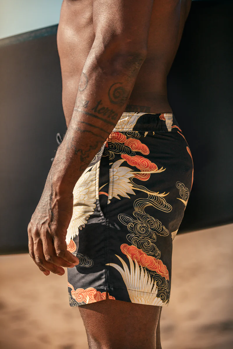 &SONS Crown Swim Shorts Black - Image 6