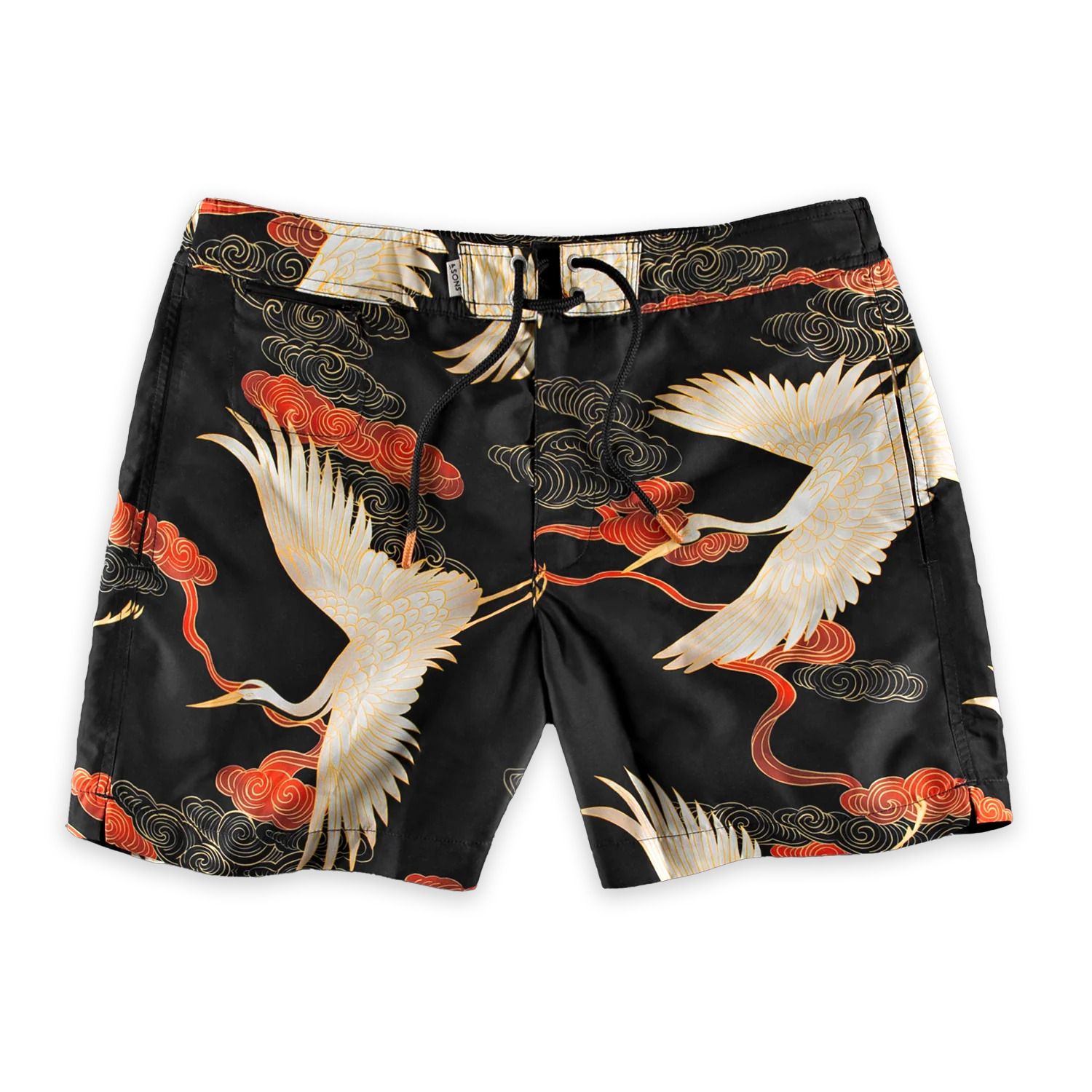 &SONS Crown Swim Shorts Black - Image 8