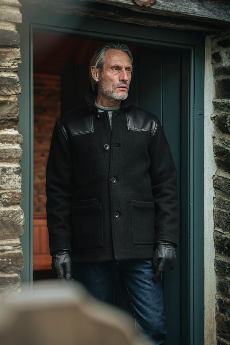 &SONS Curtis Donkey Jacket Black - Image 3
