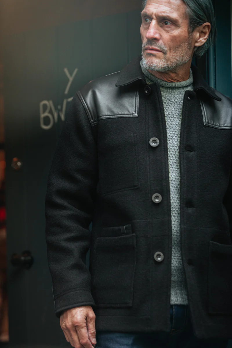 &SONS Curtis Donkey Jacket Black - Image 4
