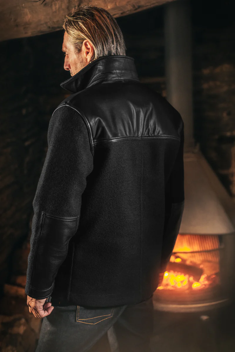 &SONS Curtis Donkey Jacket Black - Image 6