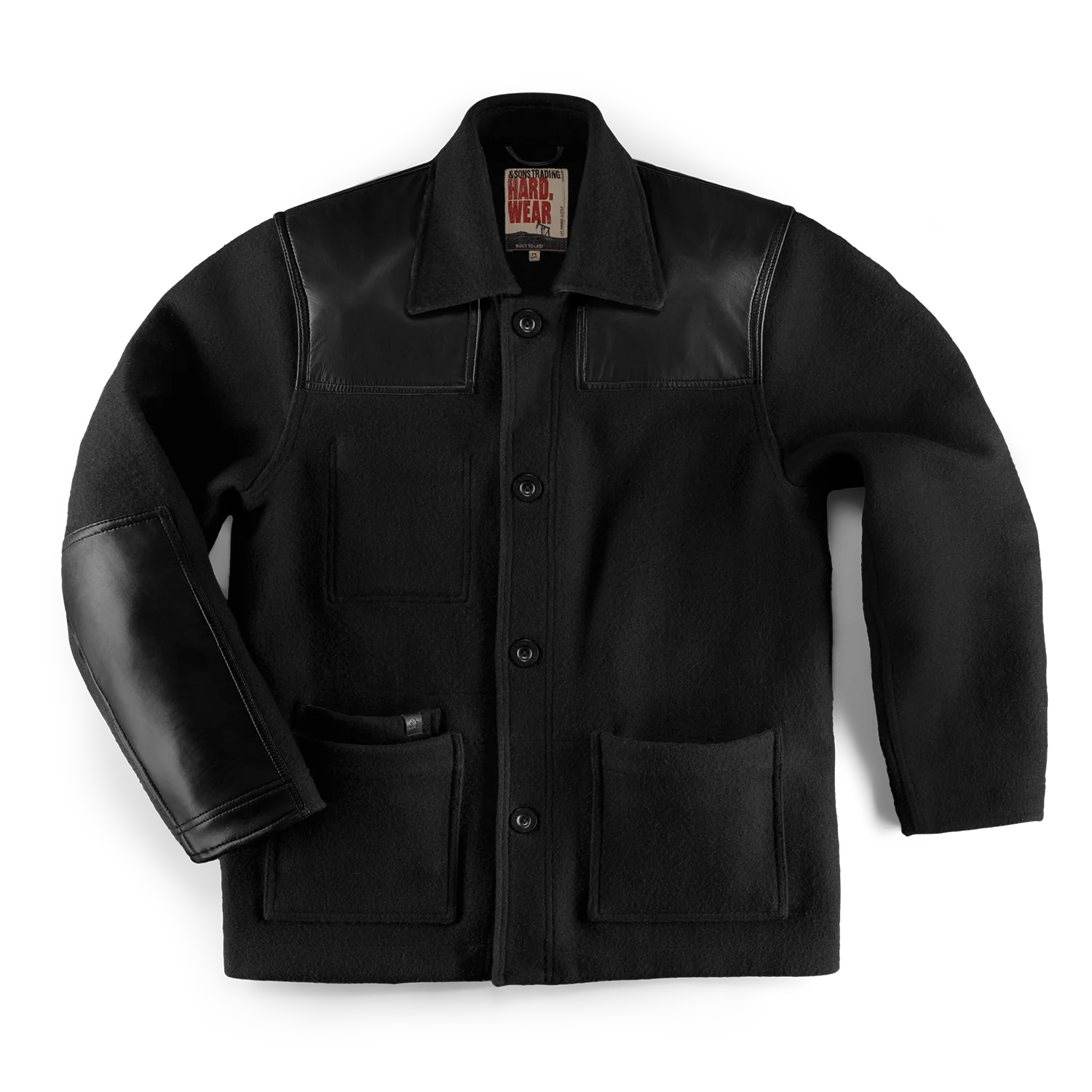 &SONS Curtis Donkey Jacket Black - Image 9