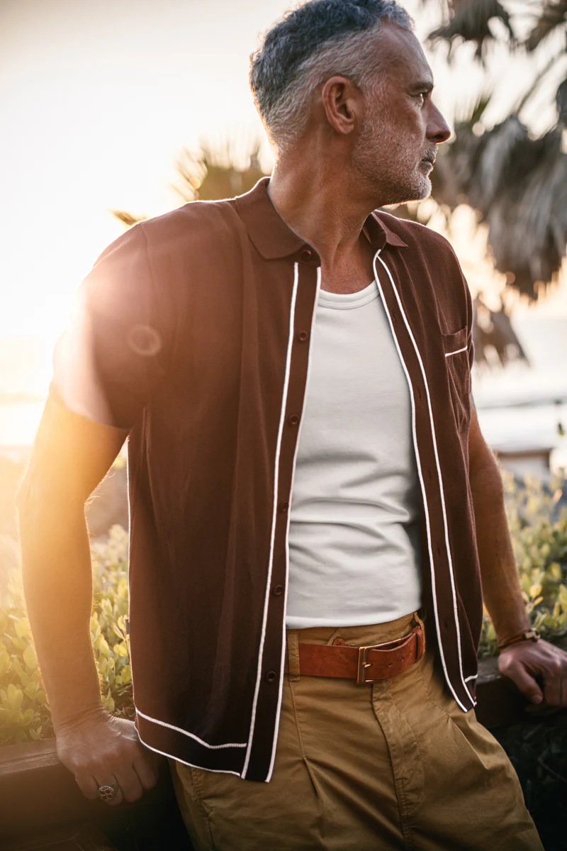 &SONS Dean Polo Brown - Image 3