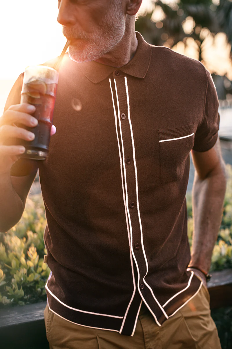&SONS Dean Polo Brown - Image 4