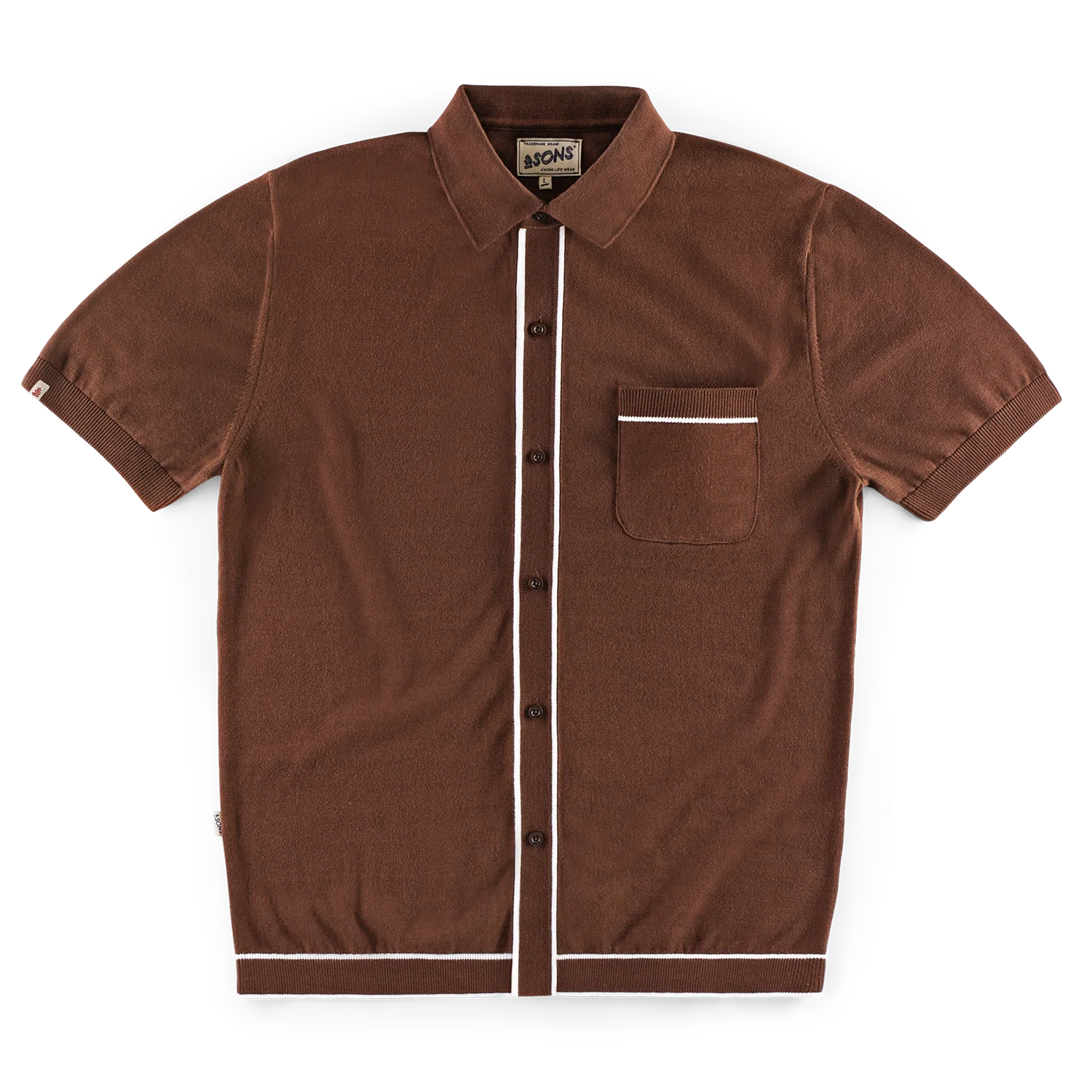 &SONS Dean Polo Brown - Image 7