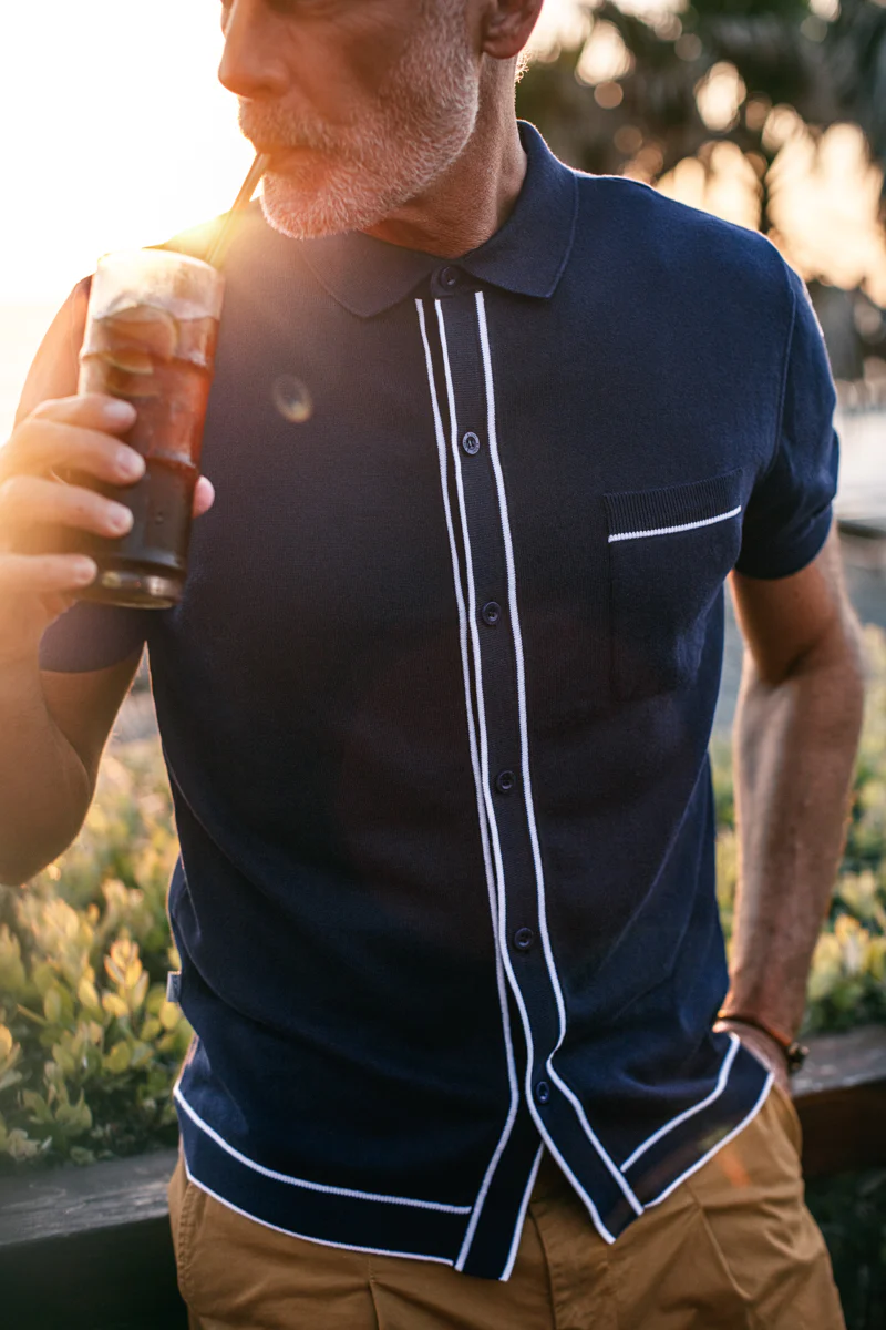 &SONS Dean Polo Navy - Image 6