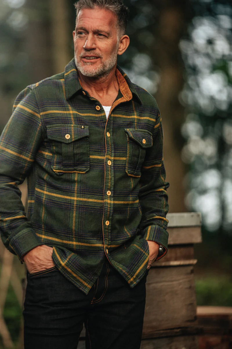 &SONS Eiger Mountain Shirt Green Check - Image 6
