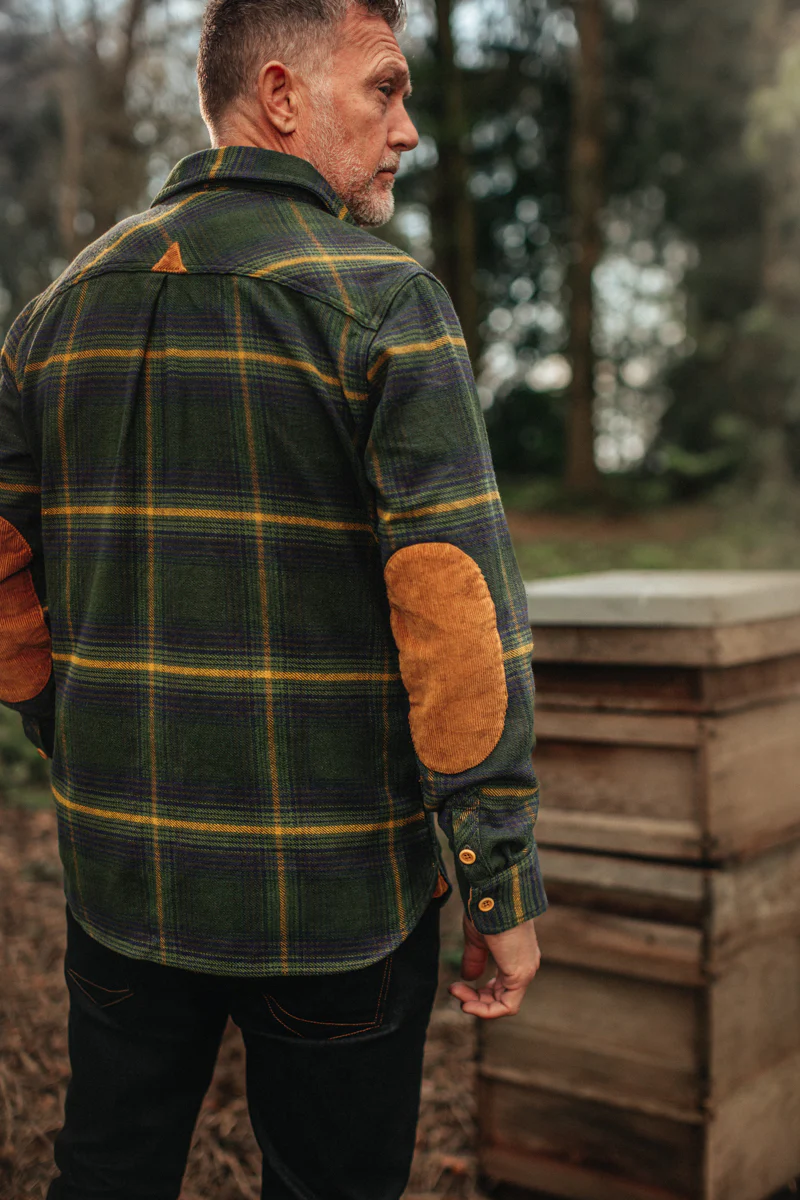 &SONS Eiger Mountain Shirt Green Check - Image 7
