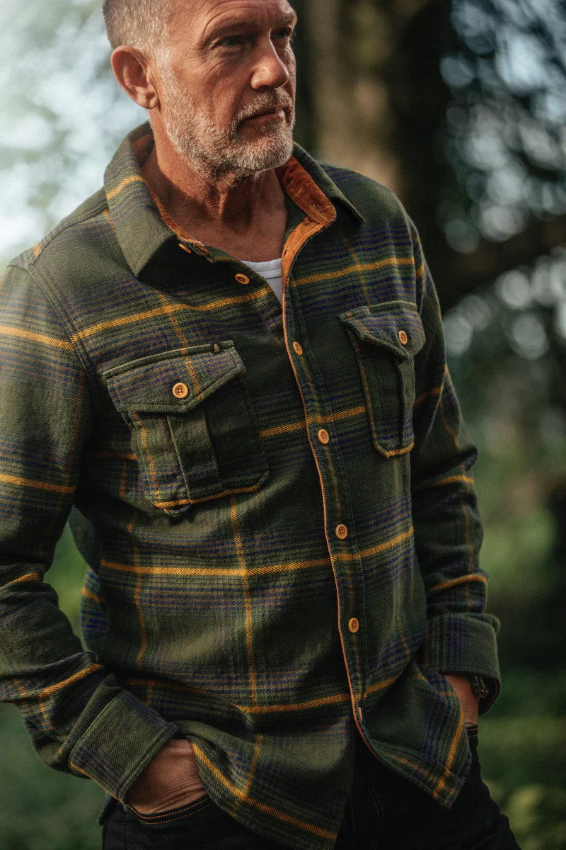 &SONS Eiger Mountain Shirt Green Check - Image 8