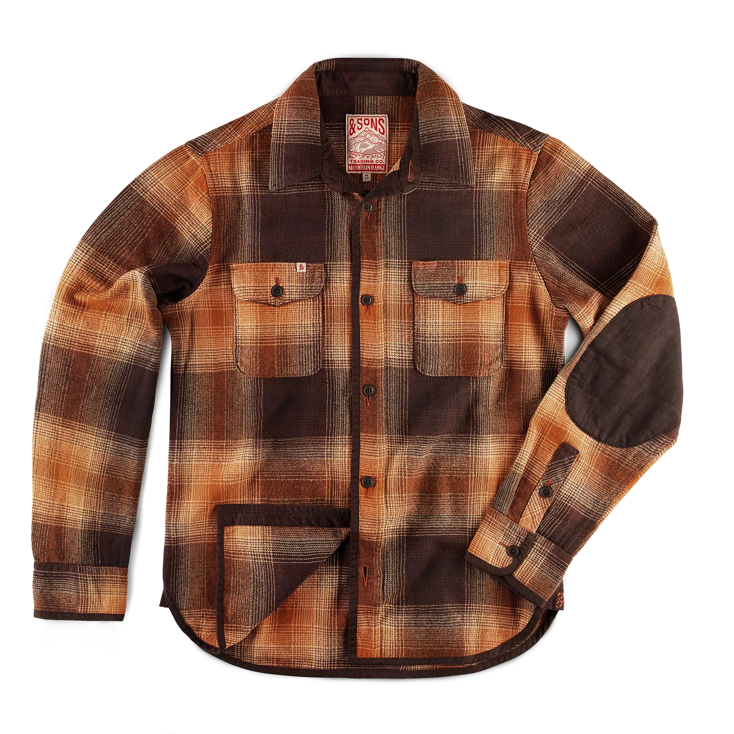 &SONS Emberton Shirt Brown Check - Image 10