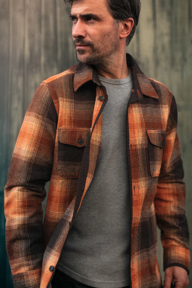 &SONS Emberton Shirt Brown Check - Image 3